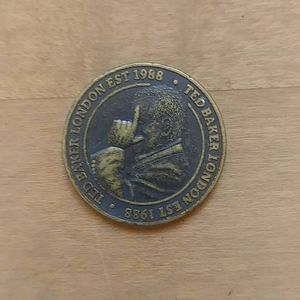 Ted Baker coin east west Ted is best 1988 London